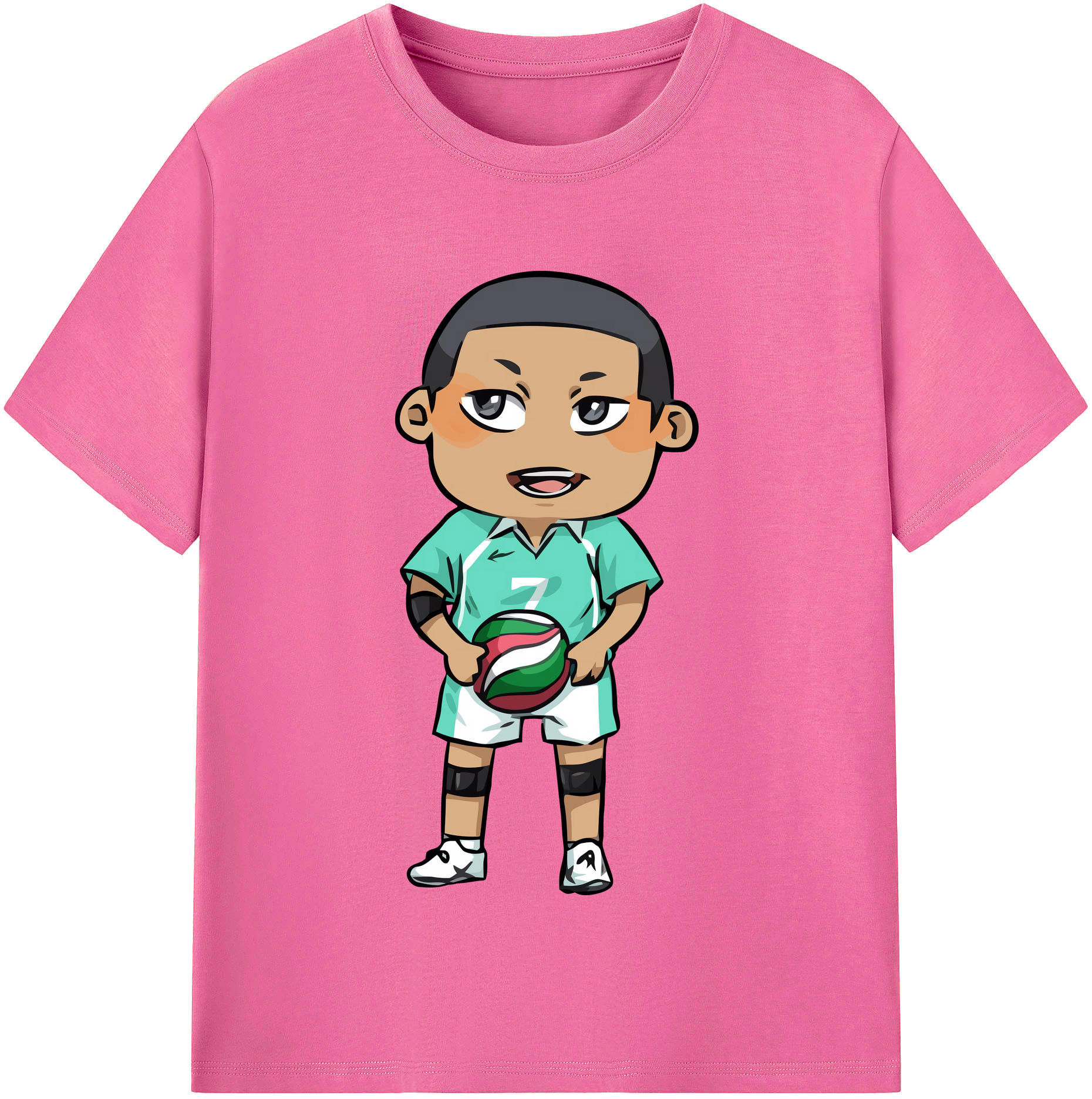 （画像用） ハイキュー!! Haikyu!! レディースカジュアルプリントTシャツ（綿100％）